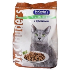 Dr. Cluader's cухой корм с КРОЛИКОМ для кошек, 400 г