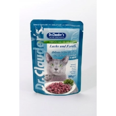 Dr. Cluader's с лососем и форелью в желе, 100 г